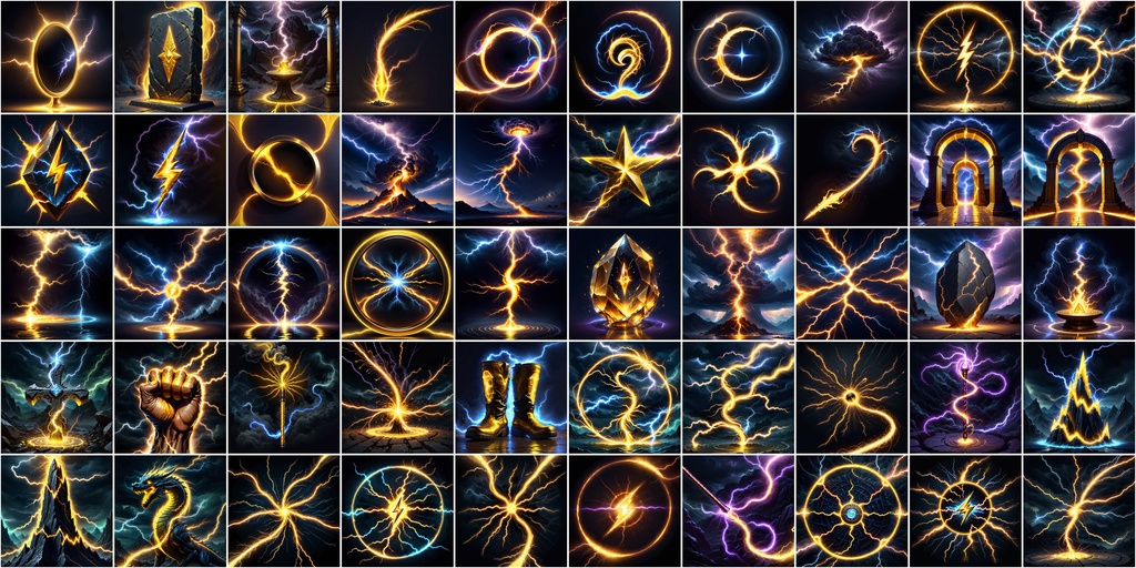 写実RPGアイコン素材セット(魔法・スキル1)