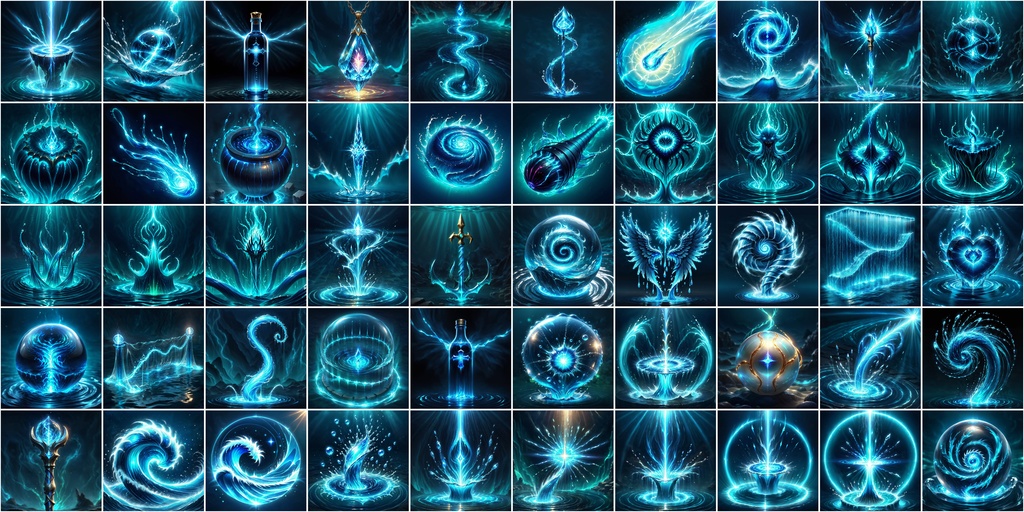 写実RPGアイコン素材セット(魔法・スキル2)