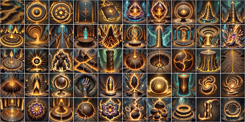 写実RPGアイコン素材セット(魔法・スキル2)