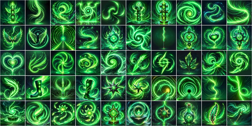 写実RPGアイコン素材セット(魔法・スキル2)