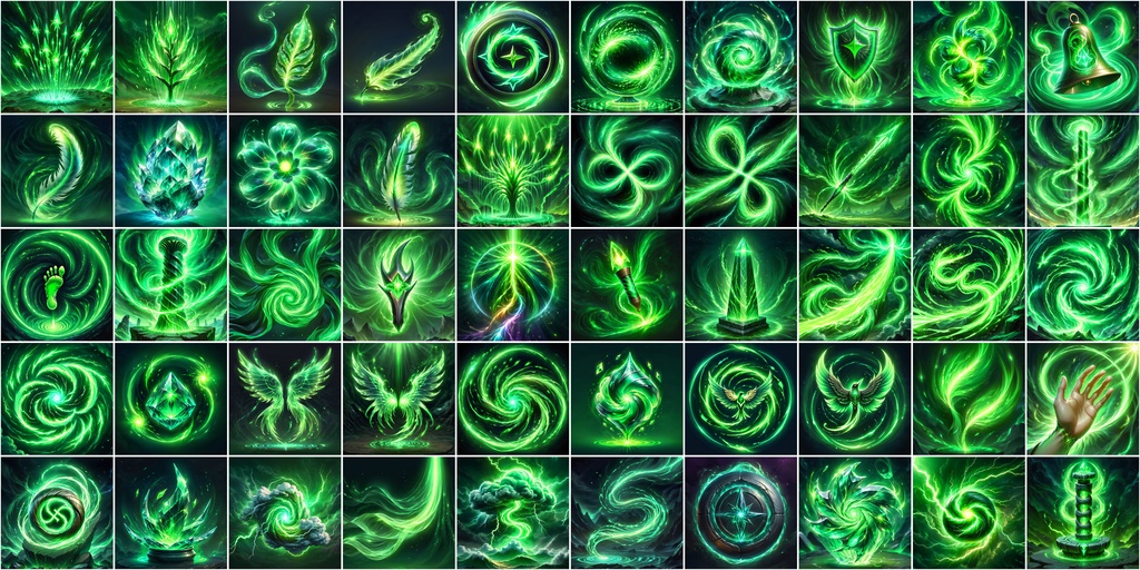 写実RPGアイコン素材セット(魔法・スキル2)