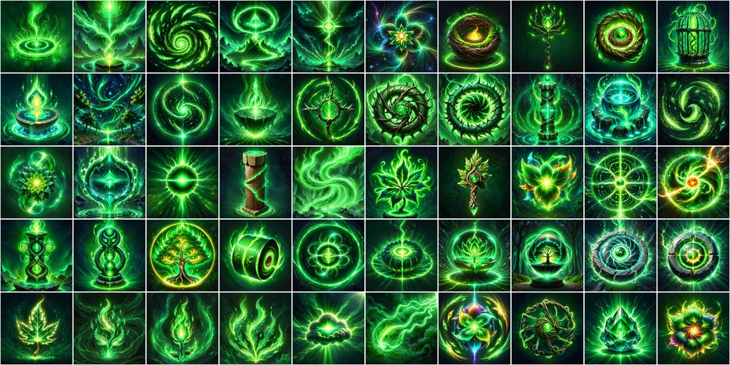 写実RPGアイコン素材セット(魔法・スキル2)