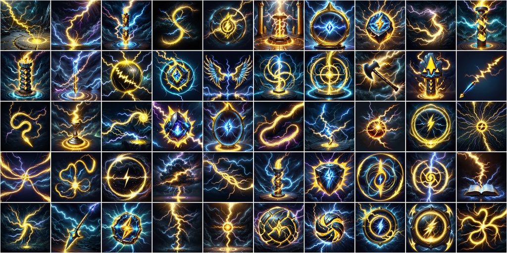 写実RPGアイコン素材セット(魔法・スキル2)