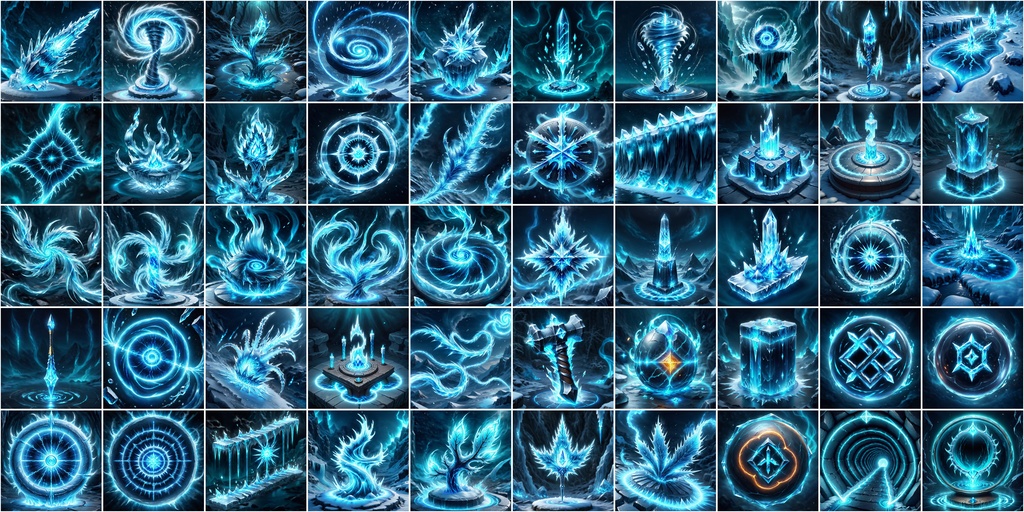 写実RPGアイコン素材セット(魔法・スキル2)