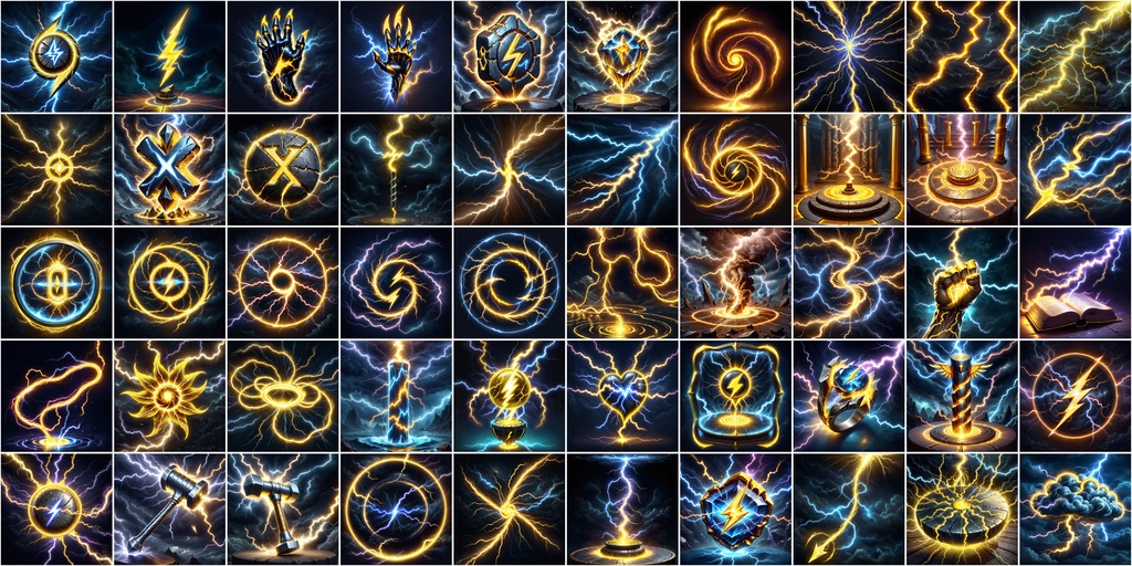 写実RPGアイコン素材セット(魔法・スキル2)