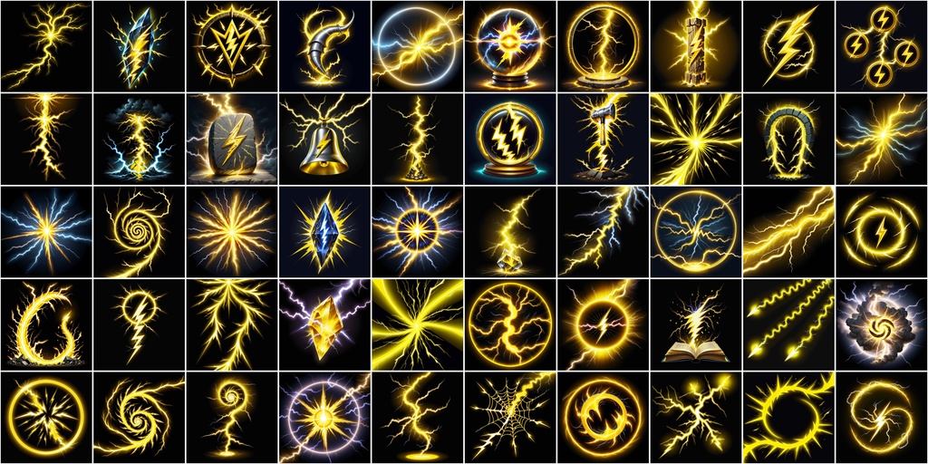 写実RPGアイコン素材セット(魔法・スキル3)