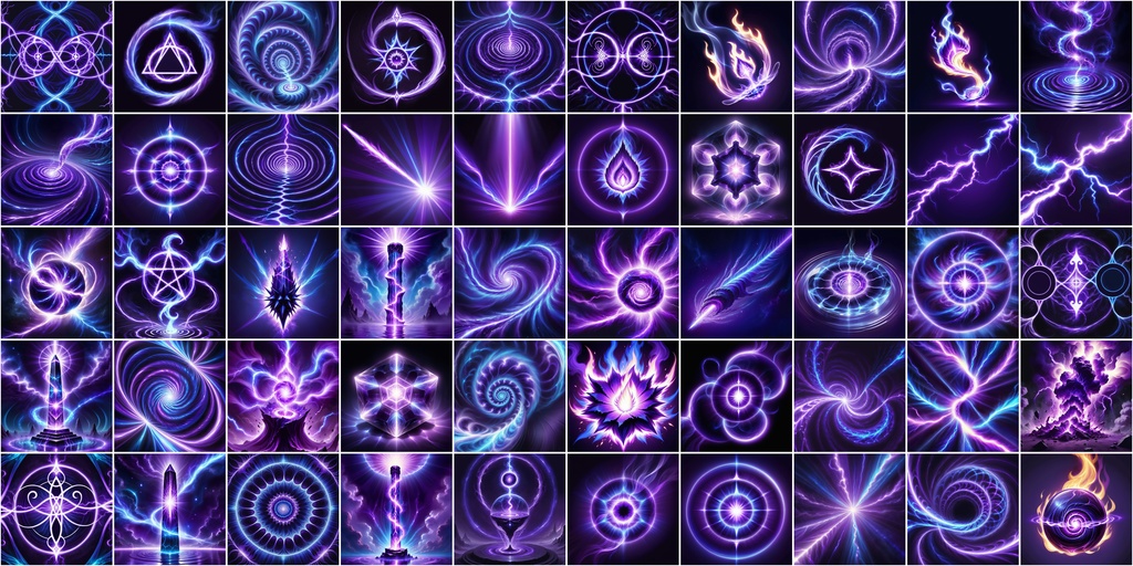 写実RPGアイコン素材セット(魔法・スキル3)