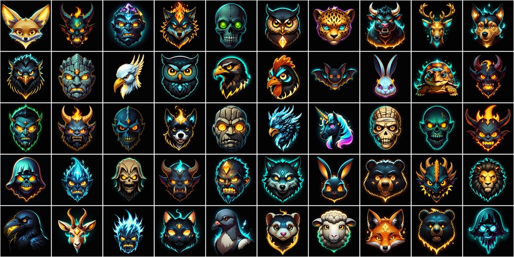 漫画風RPGアイコン素材セット(魔法・スキル2)