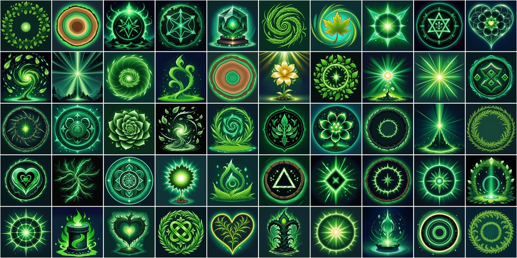 漫画風RPGアイコン素材セット(魔法・スキル3)