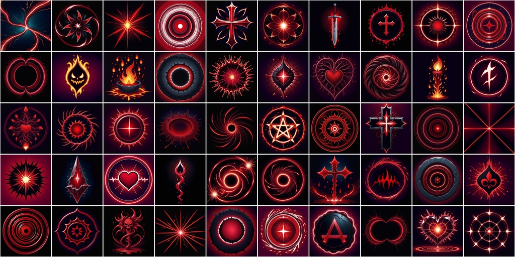 漫画風RPGアイコン素材セット(魔法・スキル3)