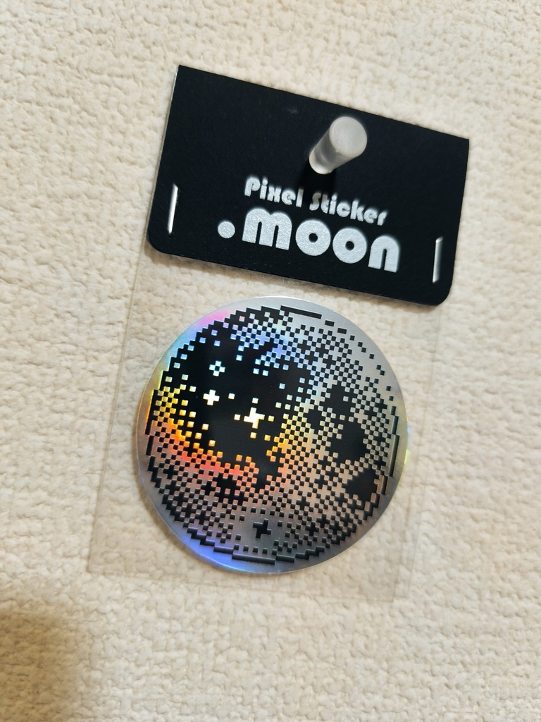 .moon ホログラムステッカー