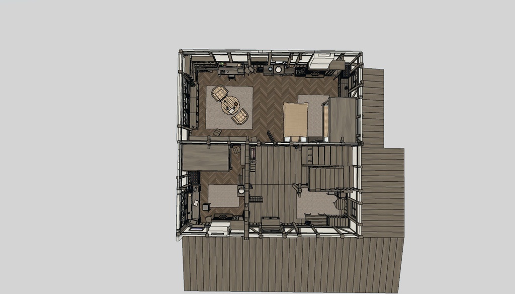 Medieval House 3Floor Set + 408 Material/Prop