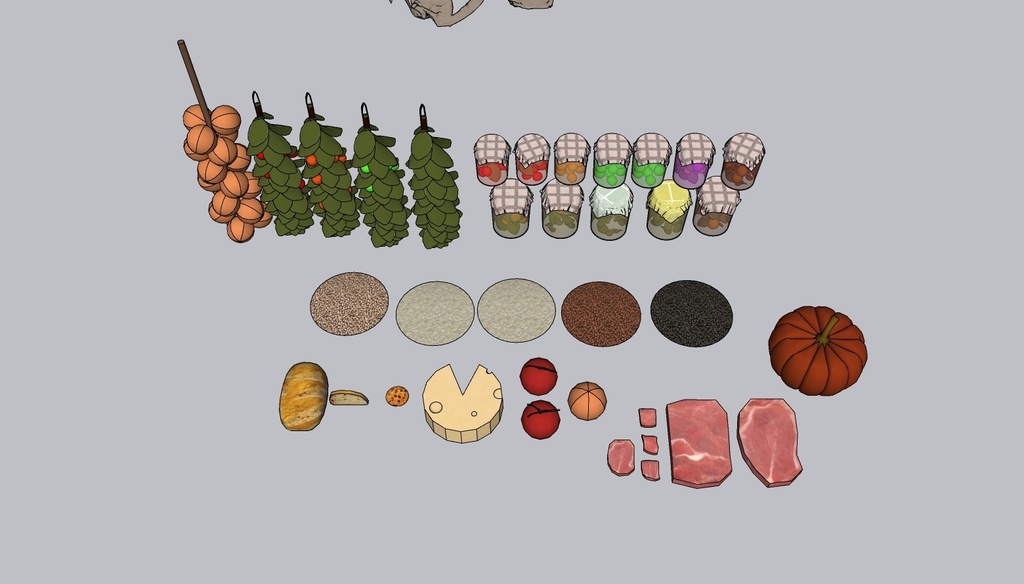 Medieval House 3Floor Set + 408 Material/Prop