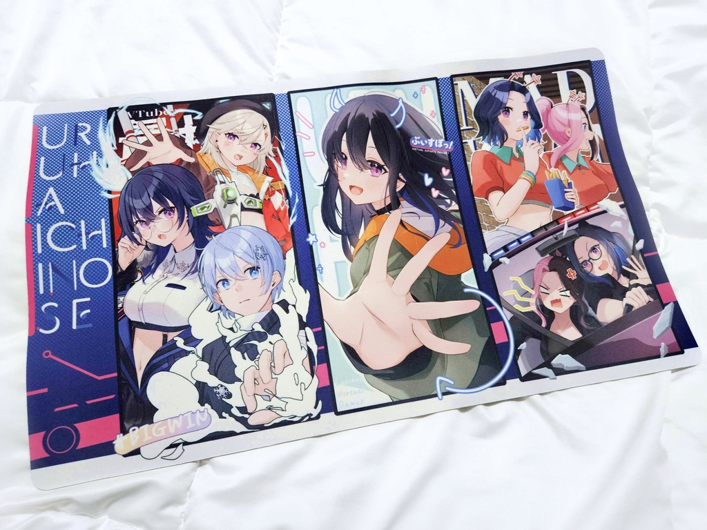 【非公式グッズ】VGGC10th 一ノ瀬うるはメモリアルラバーマット