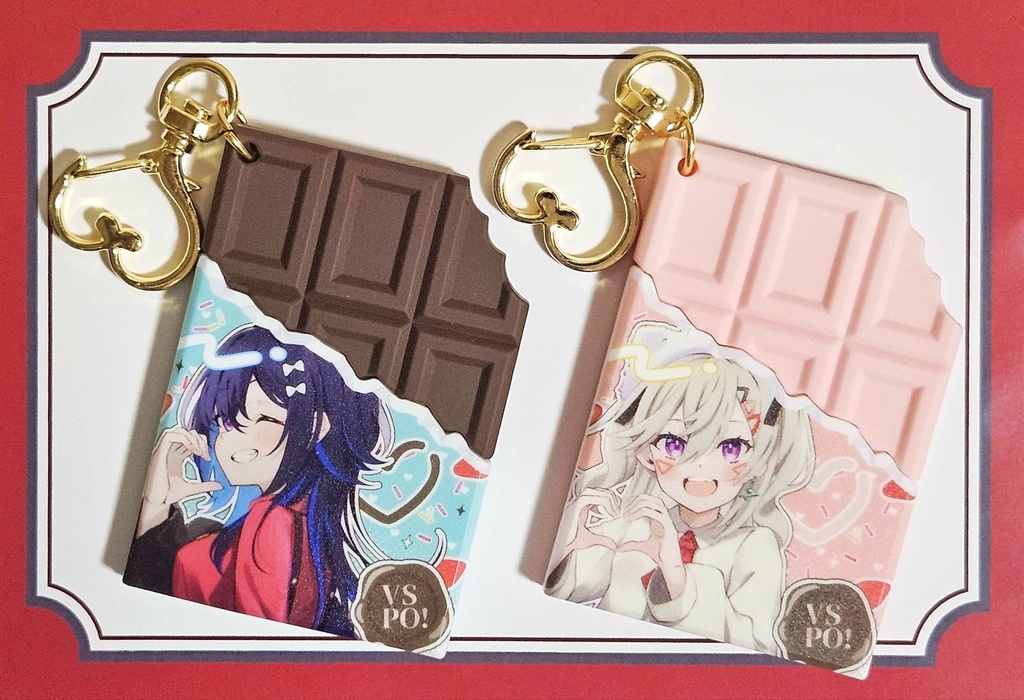 【非公式グッズ】VGGC11th板チョコラバーキーホルダー