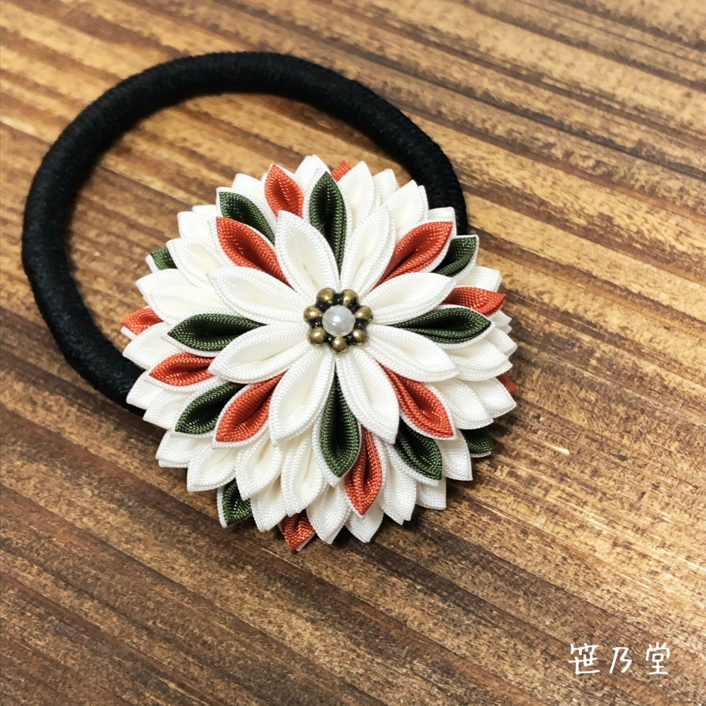 つまみ細工 和のヘアゴム