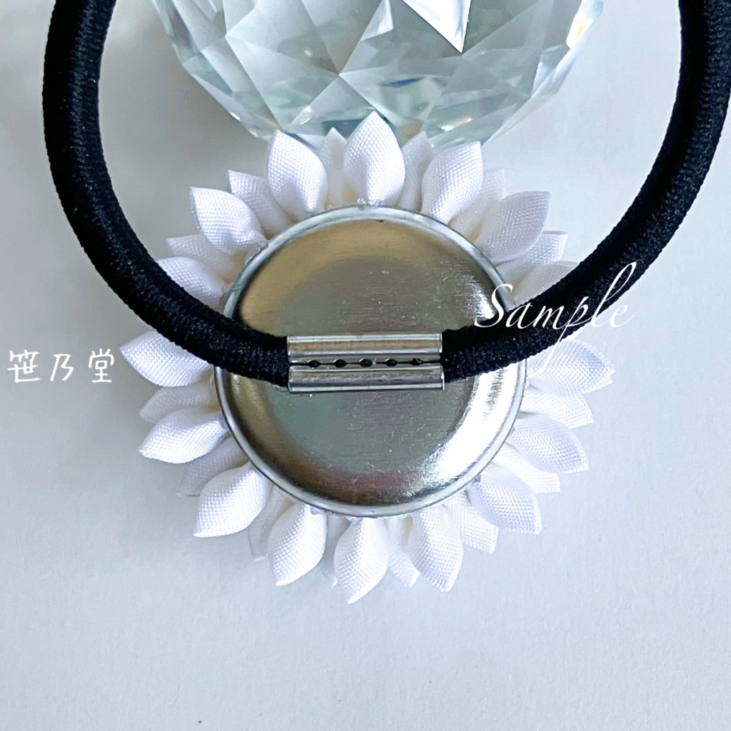 つまみ細工 和のヘアゴム〜曲芸師〜