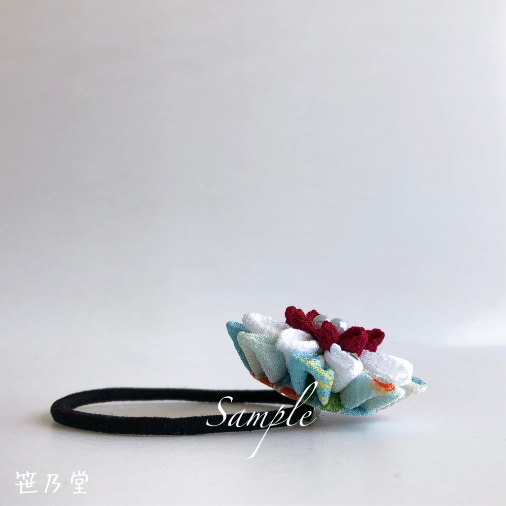 つまみ細工 和のヘアゴム