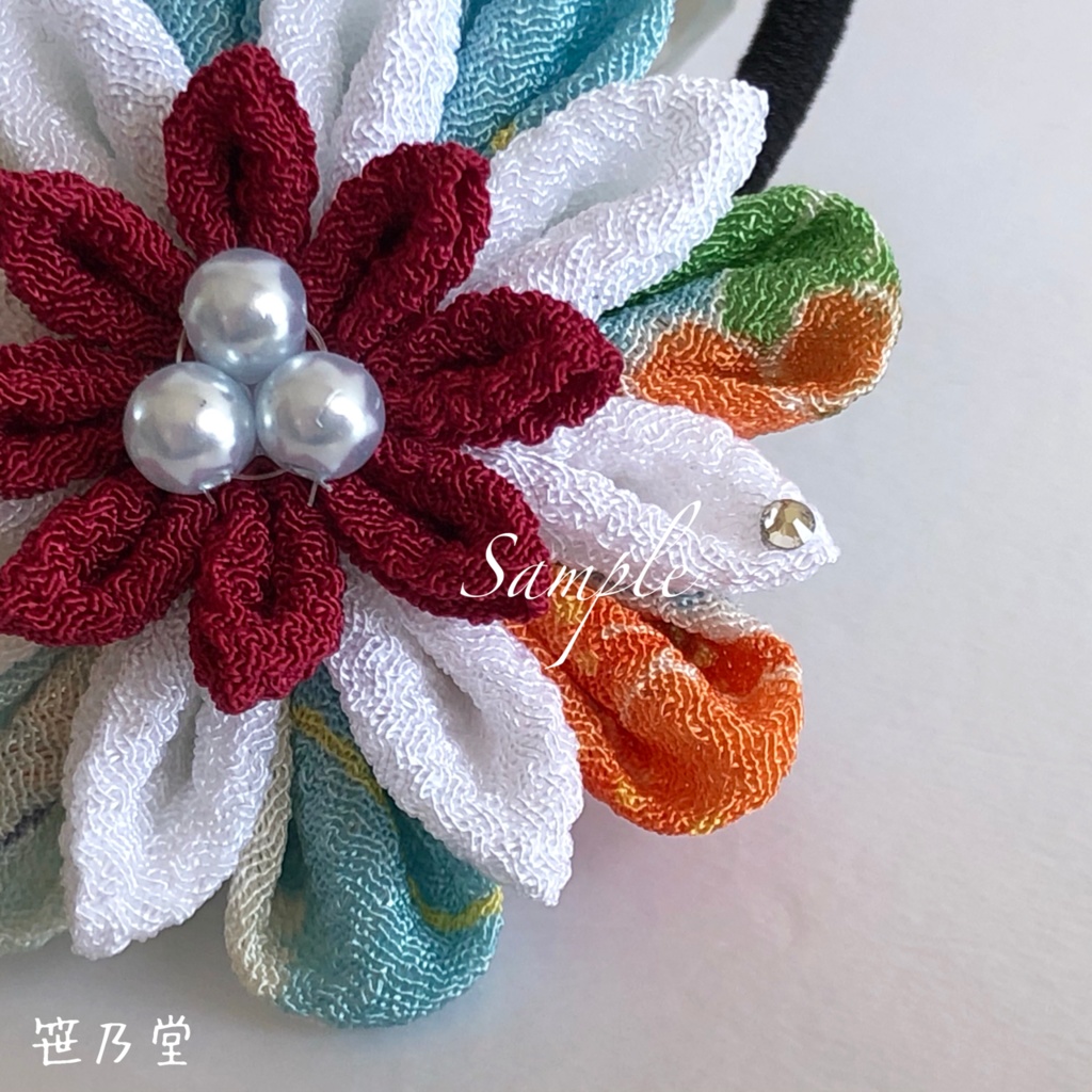 つまみ細工 和のヘアゴム