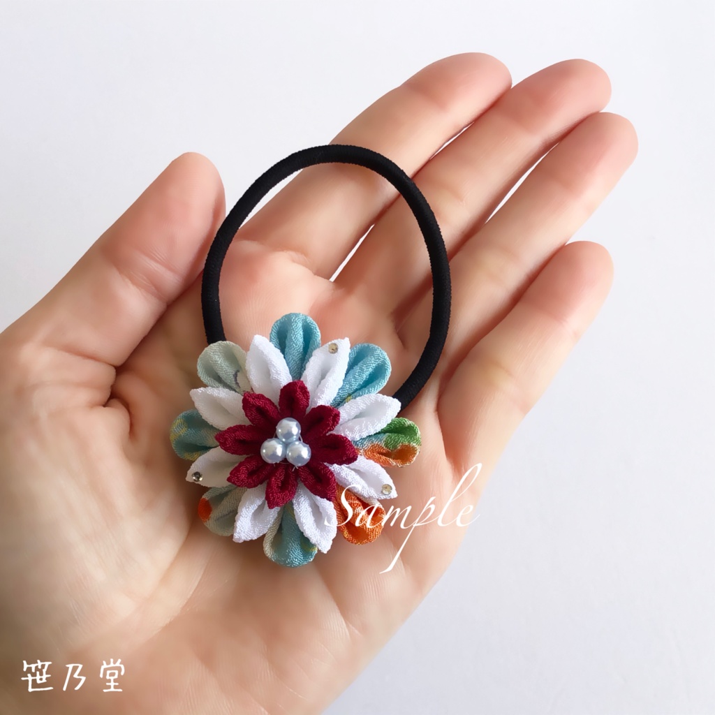 つまみ細工 和のヘアゴム