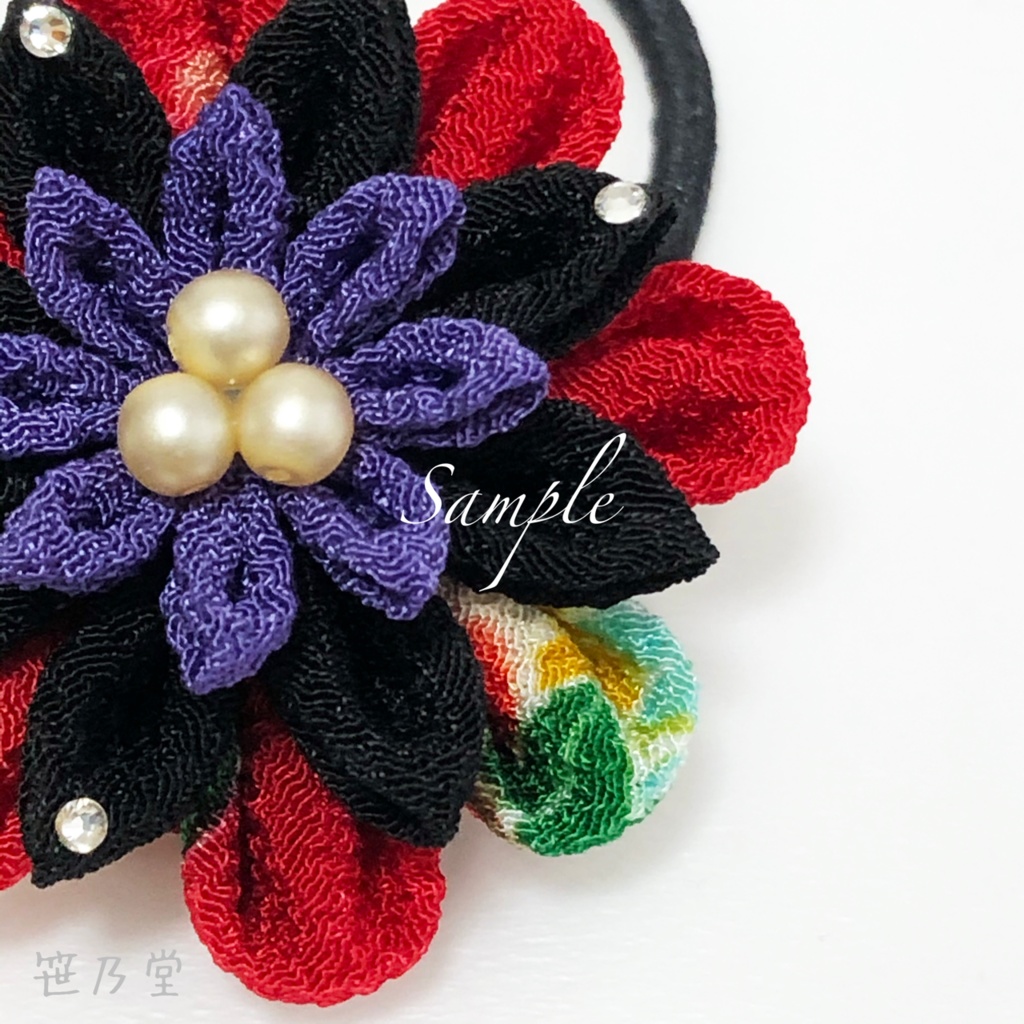 つまみ細工 和のヘアゴム