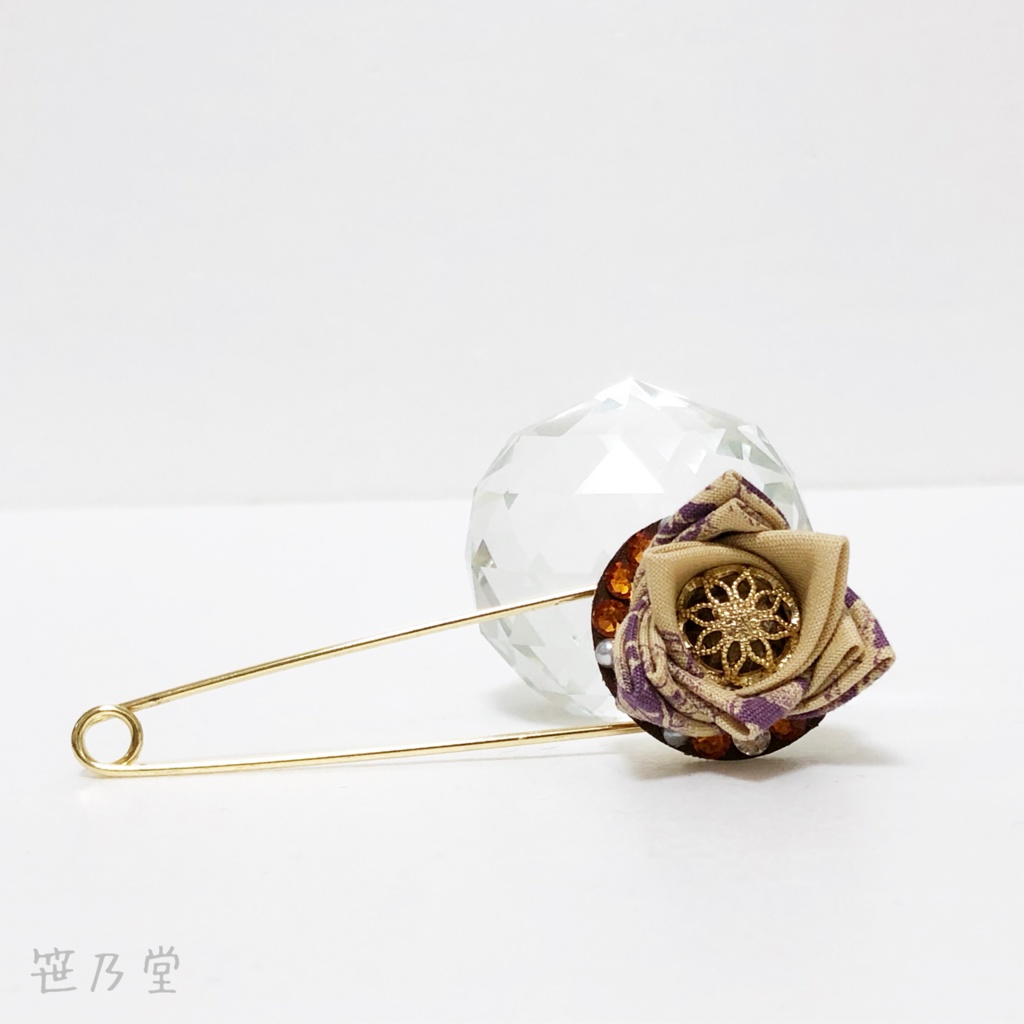 つまみ細工 ストールピン