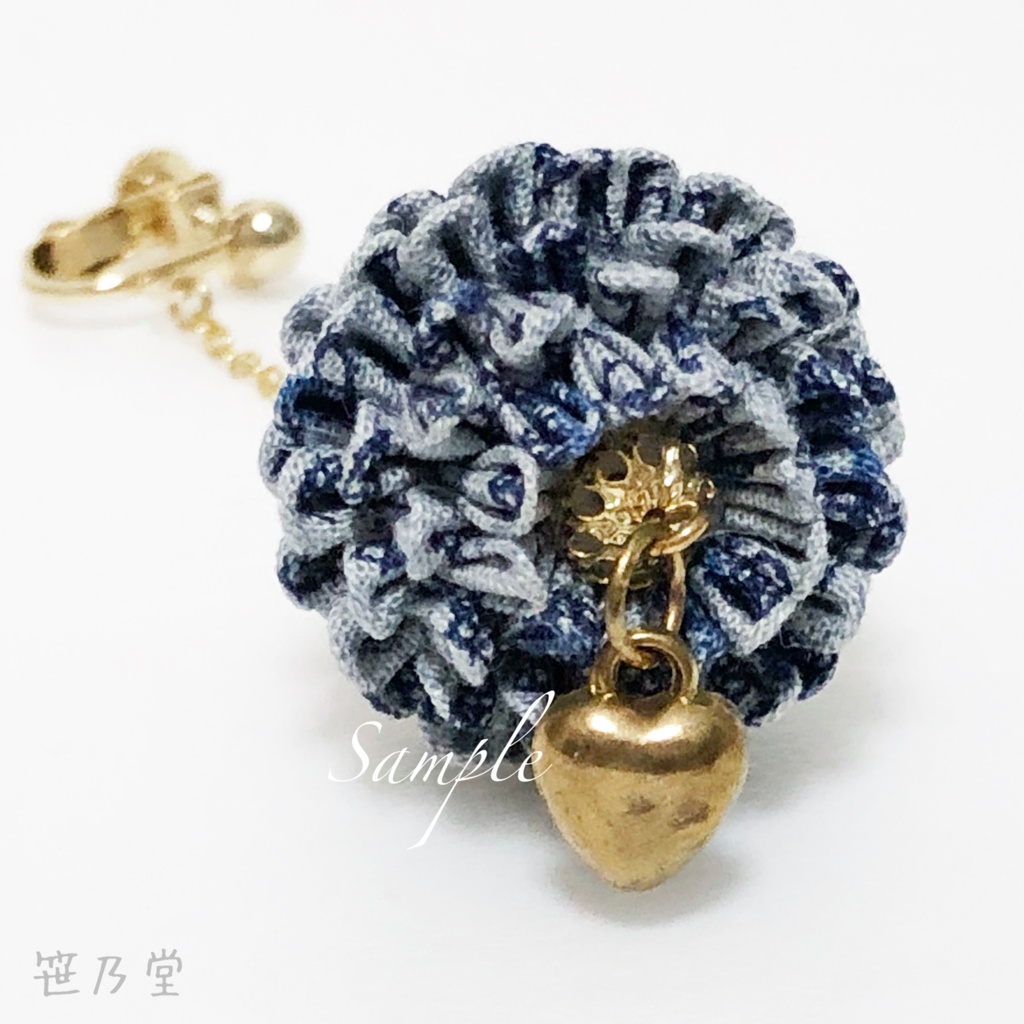 つまみ細工 和小物 ピアス/イヤリング