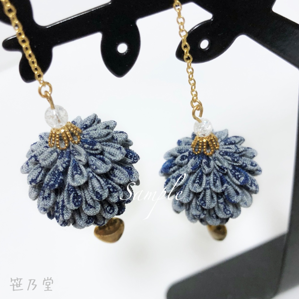 つまみ細工 和小物 ピアス/イヤリング