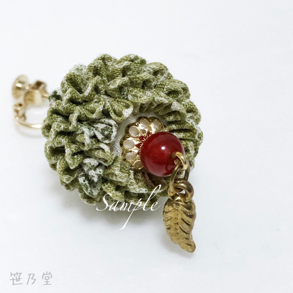 つまみ細工 和小物 ピアス/イヤリング