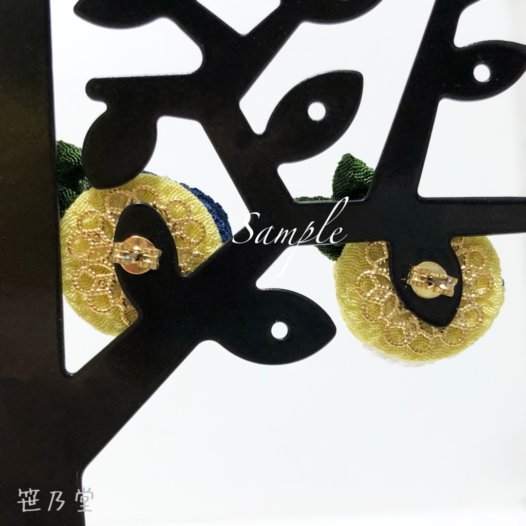 つまみ細工 ピアス