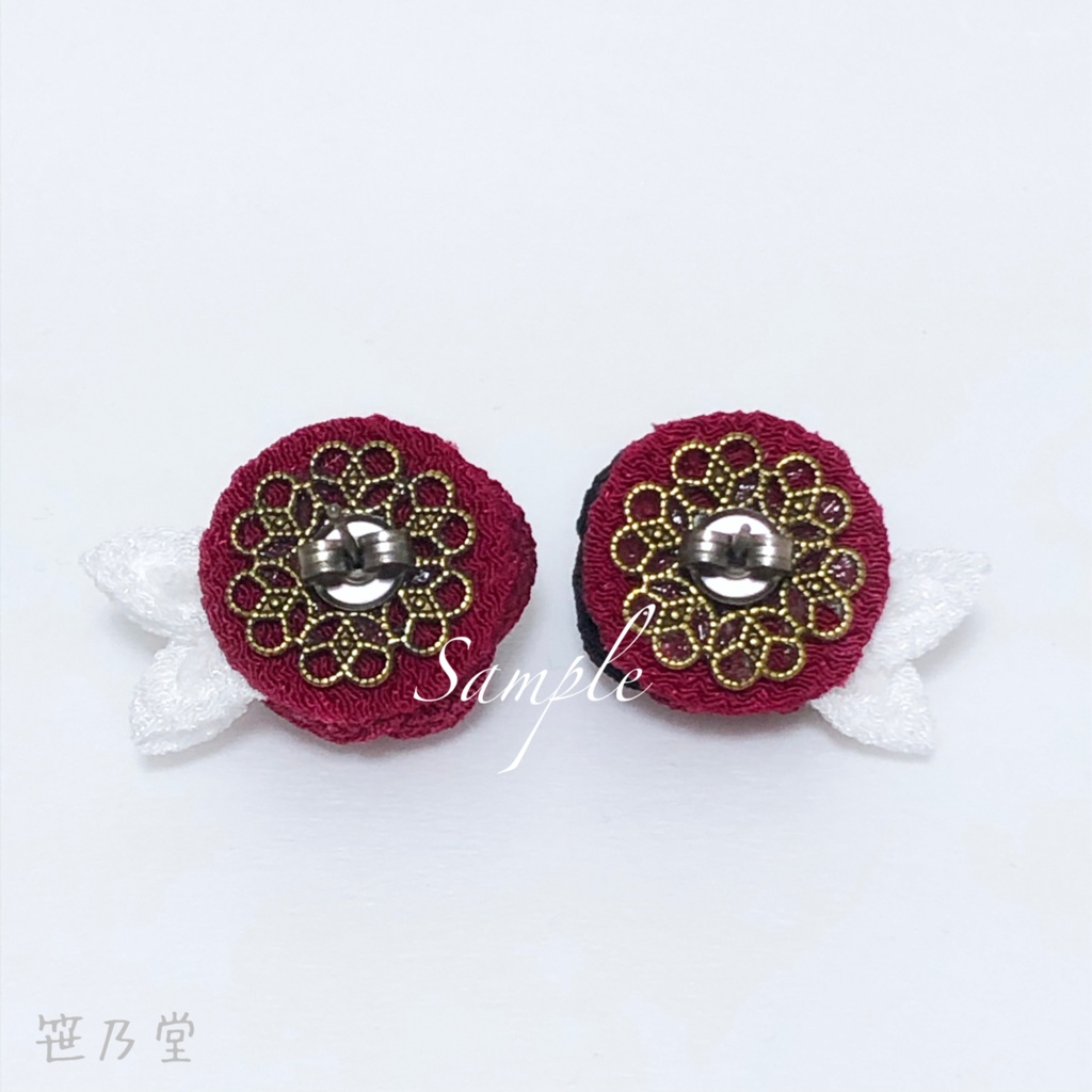 つまみ細工 ピアス