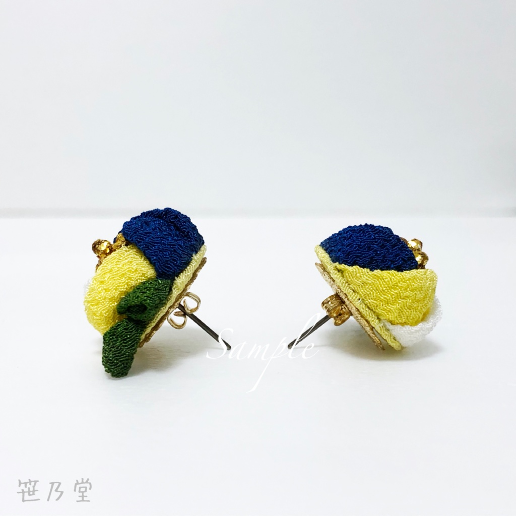 つまみ細工 ピアス