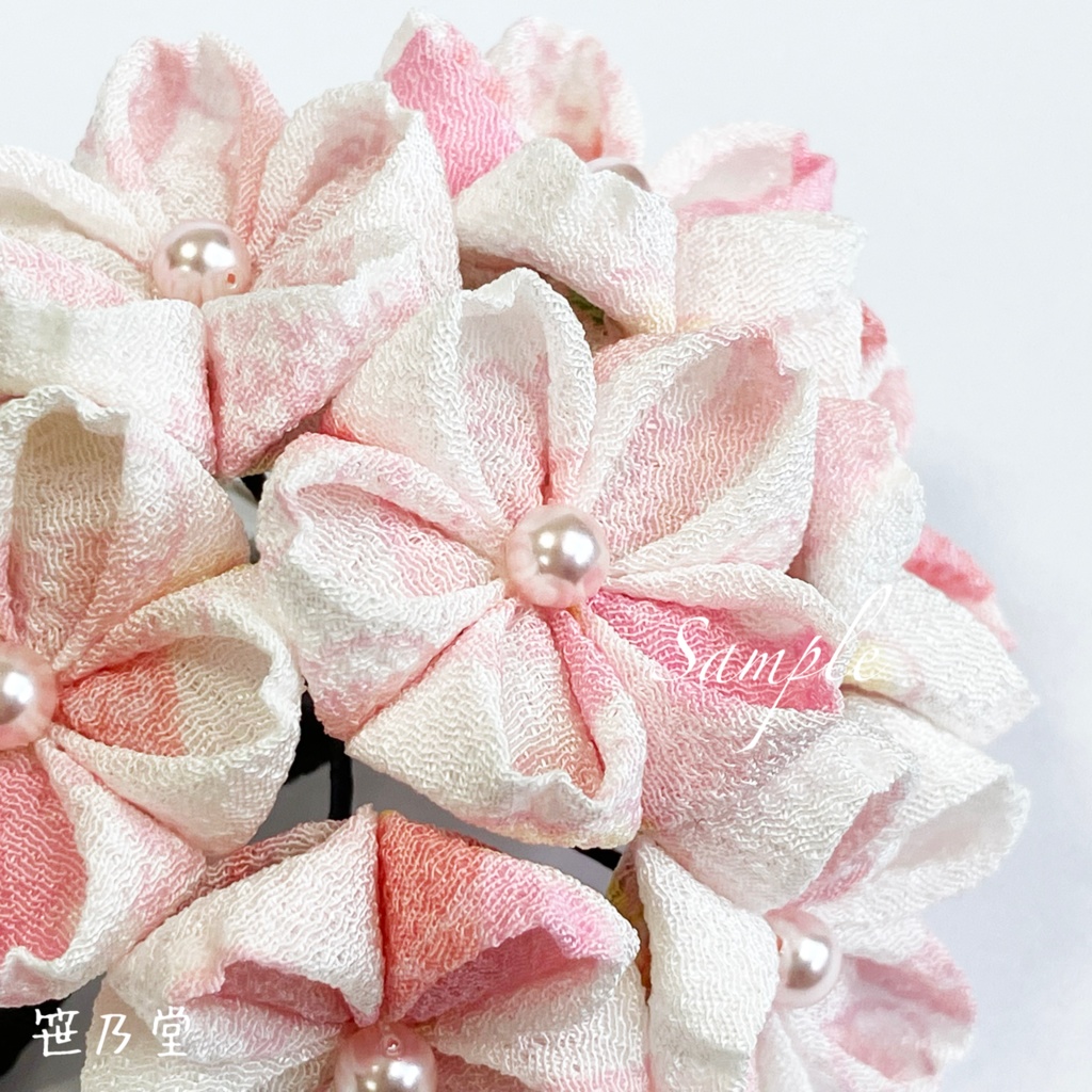 つまみ細工 桜のかんざしセット