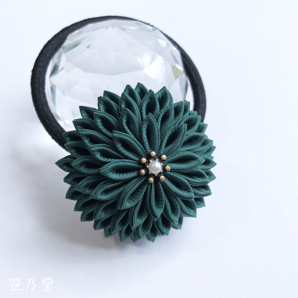 つまみ細工 和のヘアゴム〜Spicy〜