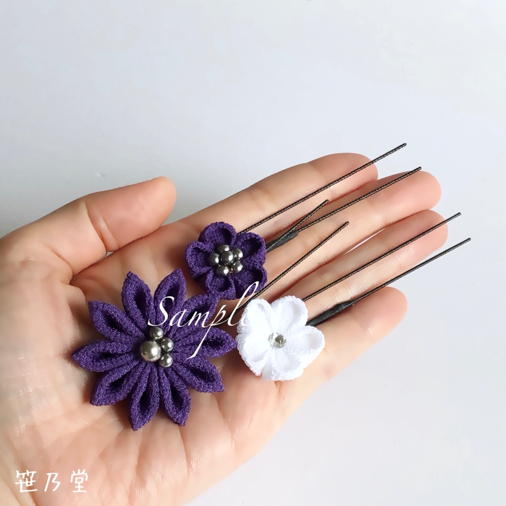 つまみ細工 かんざしセット