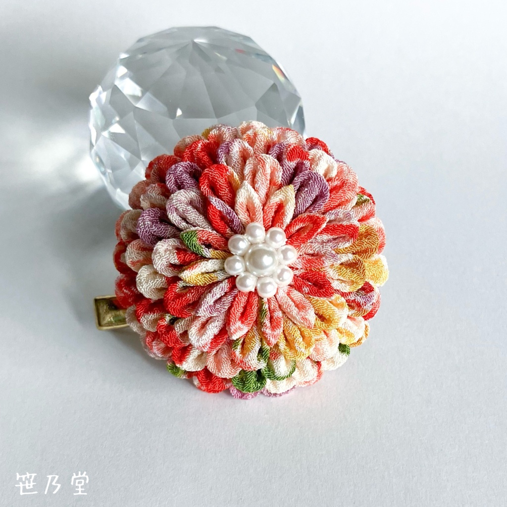 つまみ細工 和小物 2wayクリップ