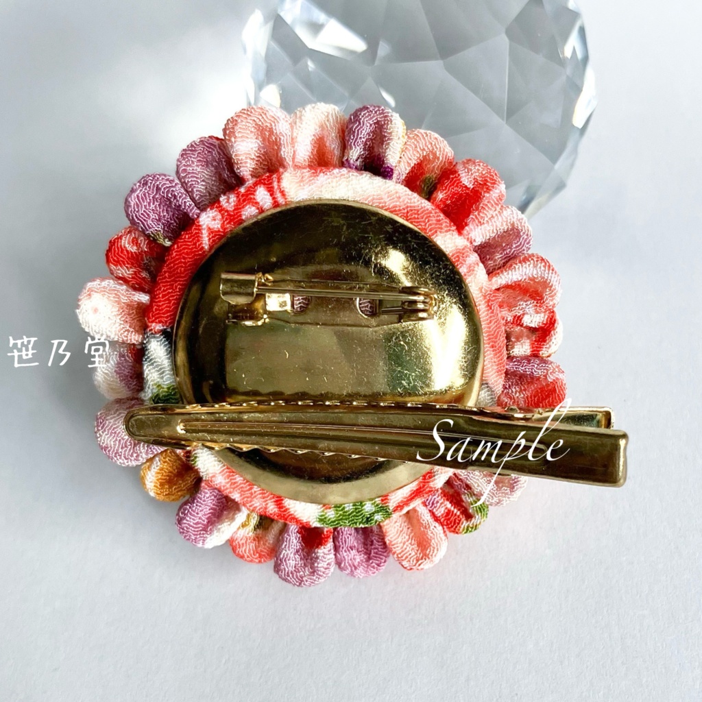つまみ細工 和小物 2wayクリップ