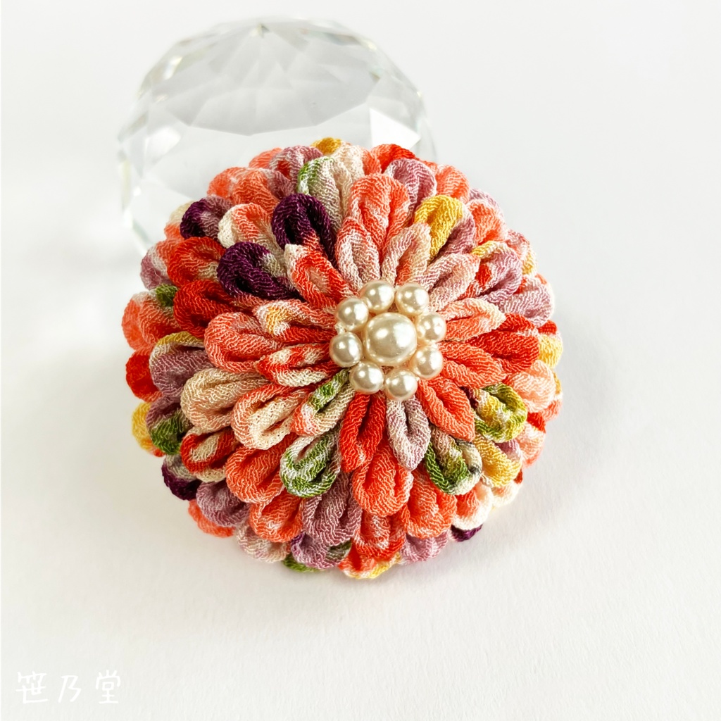 つまみ細工 和小物 2wayクリップ