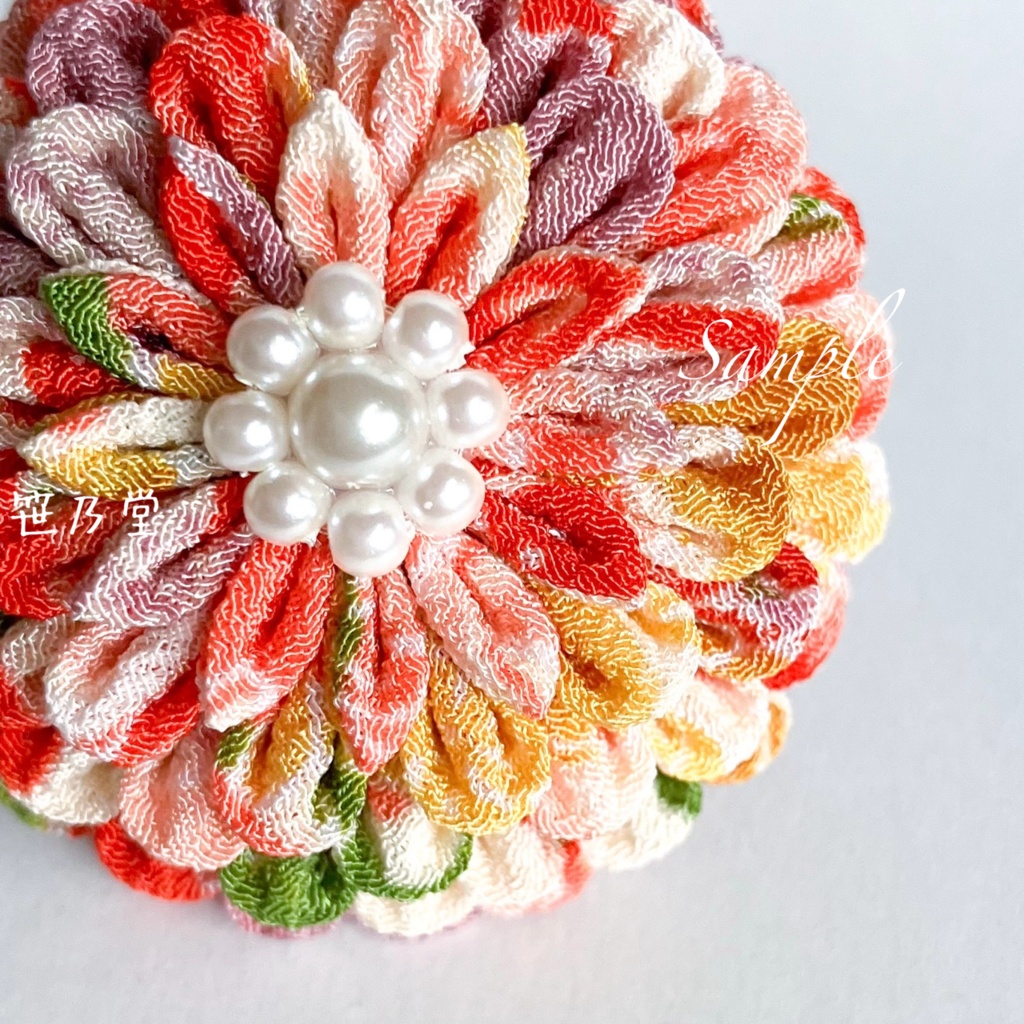 つまみ細工 和小物 2wayクリップ