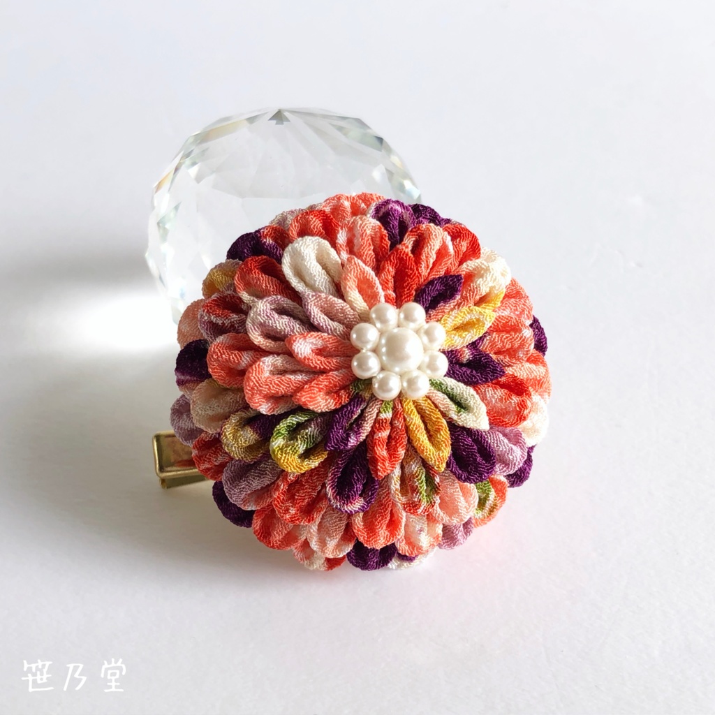 つまみ細工 和小物 ショールクリップ 笹乃堂 Booth店 Booth