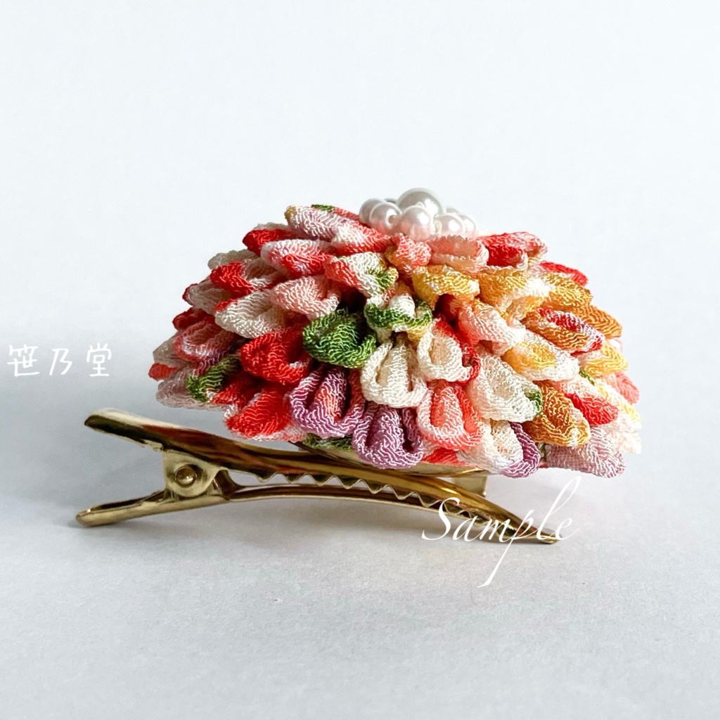 つまみ細工 和小物 2wayクリップ