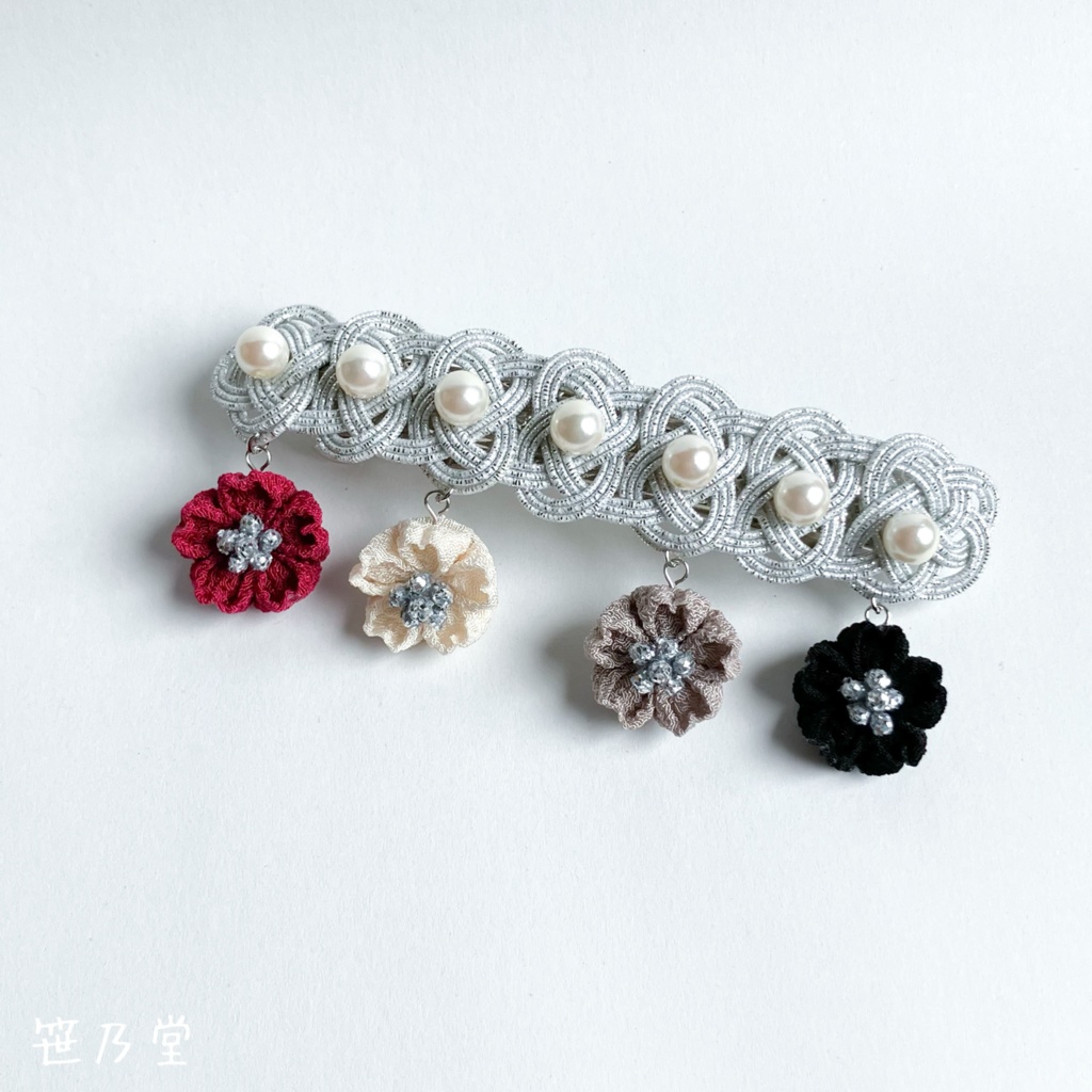 つまみ細工 和小物 桜のバレッタ