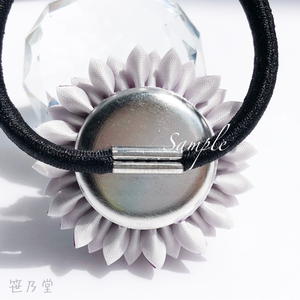 つまみ細工 和のヘアゴム〜菖蒲月〜