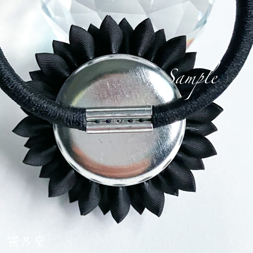 つまみ細工 和のヘアゴム〜HALLOWEEN NIGHT〜