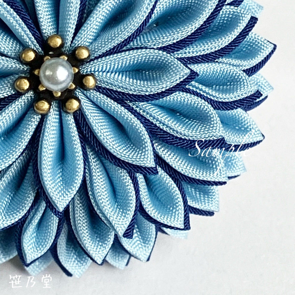 つまみ細工 和のクリップ〜南風〜