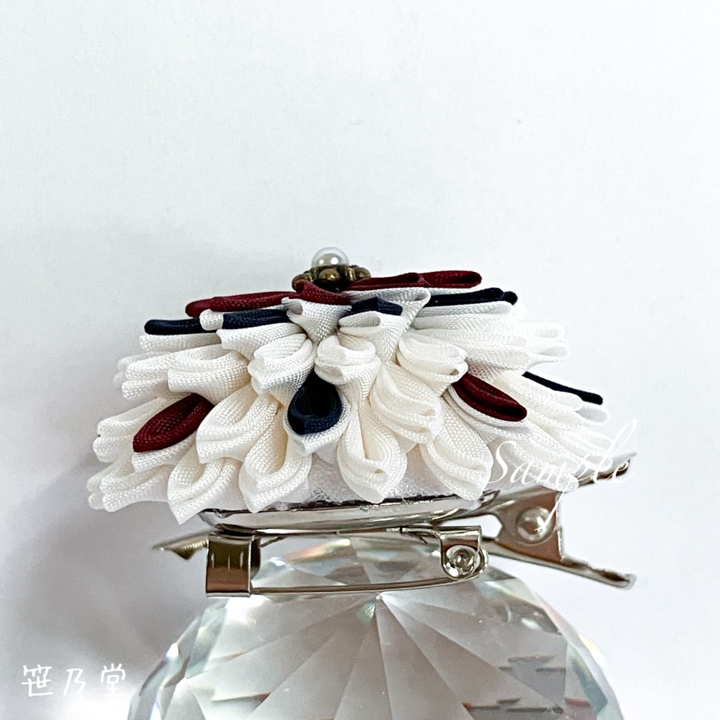 つまみ細工 和のクリップ~曲芸師~