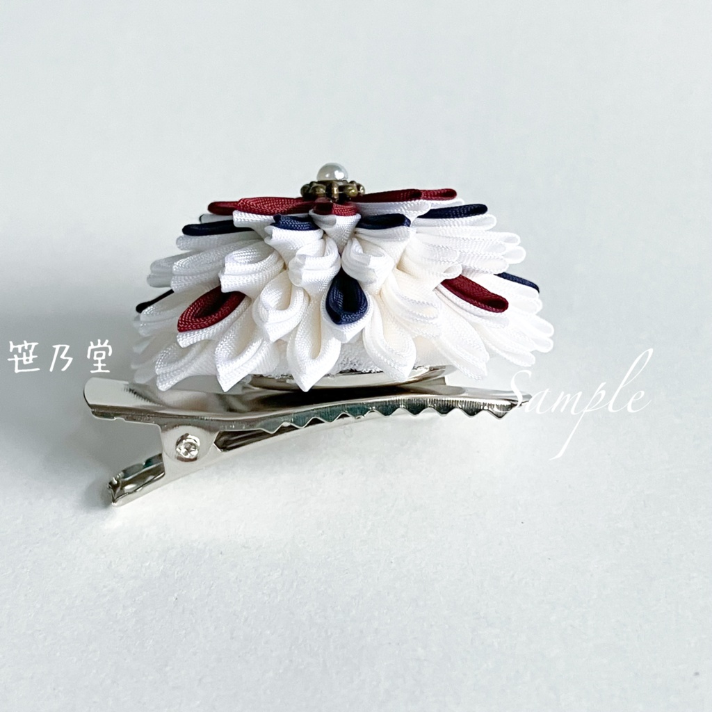 つまみ細工 和のクリップ~曲芸師~