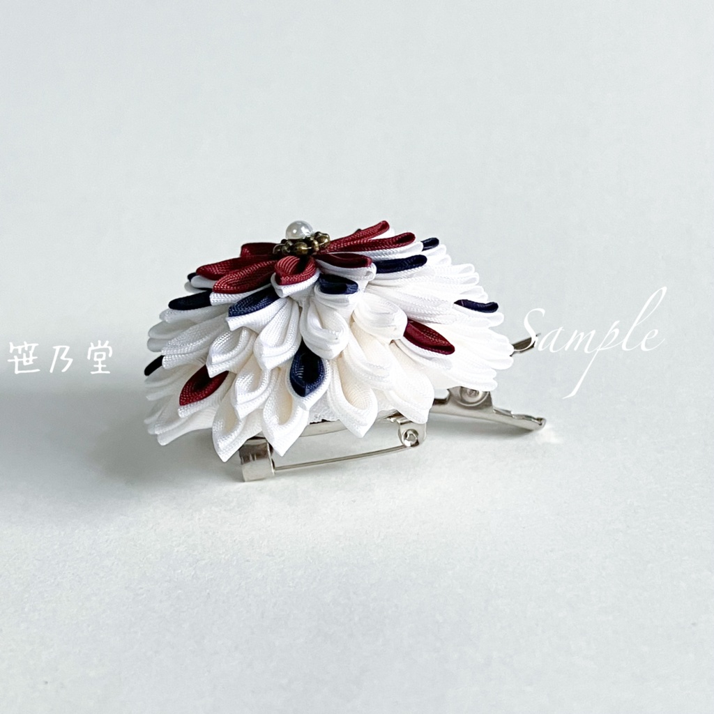 つまみ細工 和のクリップ~曲芸師~