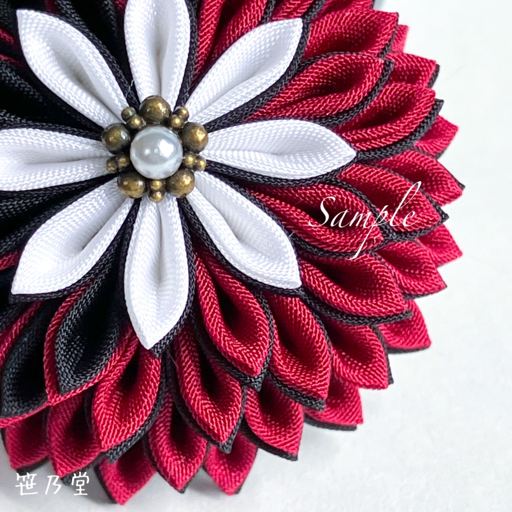 つまみ細工 和のクリップ〜HALLOWEEN VAMPIRE〜