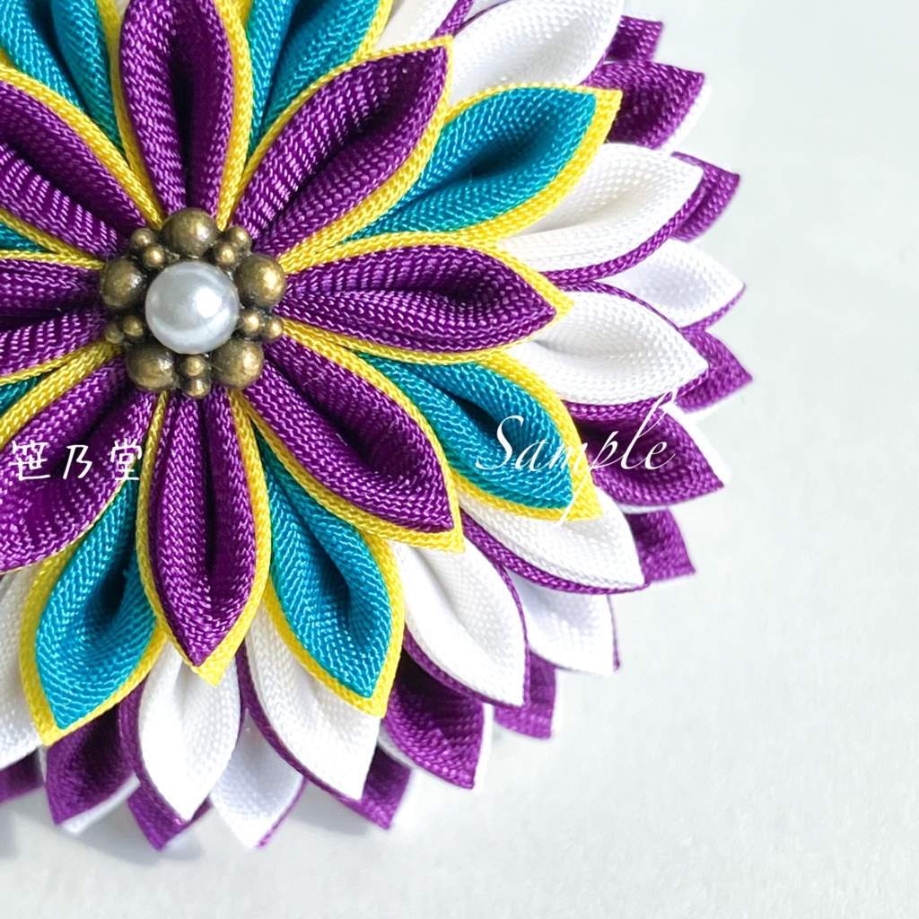 つまみ細工 和のクリップ~傾奇者~★注意書きあり